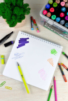 Скетчпад 195*195мм  80л., гребень, 100гр/м2 "Вязаные звери"