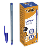 Ручка шар. BIC Cristal Exact, синяя, 0,7мм, тонированный корпус