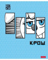 Тетрадь А5 48л кл. Hatber "Смешарики" выб.лак., 5диз.в спайке, белизна 100%