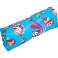 Пенал-косметичка (200*70*35) молния, кожзам  So cute", с рисунком , 3 дизайна