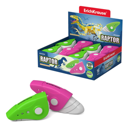 Ластик ЕК "Raptor" в пластик. футляре