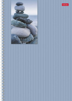 Тетрадь А4  80л кл. гребень Hatber "Прикосновение к природе" перф.на отрыв, цв.срез, мат.лам., 2диз.