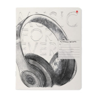 Тетрадь А5 24л кл. Альт "Music. Black&White"