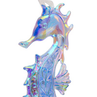 Подвесное украшение 14 см "Морской конек" пластик, 2 цвета