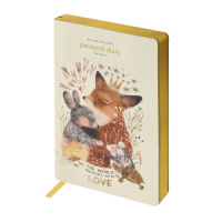 Ежедневник недат. А5 128л., мягк.обл., иск.кожа "Любовь, как она есть" ляссе