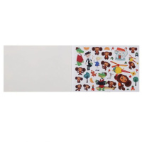 Альбом А5 20л скоба "Чебурашка" 100гр/м2, с наклейками