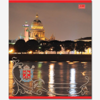 Тетрадь А5 48л  кл., "Виды Санкт-Петербурга" мел.картон