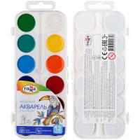 Акварельные краски 12цв. Классическая, пласт/уп, б/к, медовая