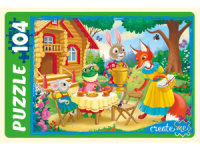 Пазлы  104 элемента  237*330мм. "Дружное чаепитие"