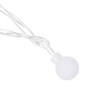 Гирлянда электрическая  9м 40LED светодиодная, прозарчный шнур, вьюн 220В, мультицвет