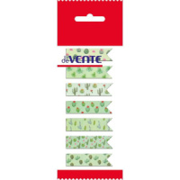 Закладки с липким краем (44*12мм) 7 диз. по 25лист. Cactus