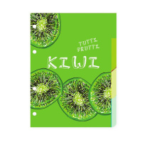 Разделители для тетрадей на кольцах А5 4л. Альт "Fresh&Fruity"