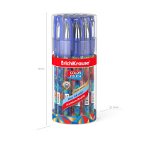 Ручка шар. ЕК   Patchwork 0,7мм цв.мат.корп.Soft Touch, синяя