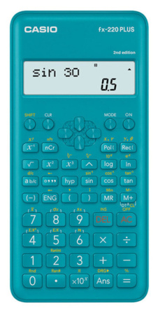 Калькулятор 12 разр. CASIO FX-220PLUS-2 научный, синий