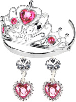 Набор "Моя мечта" палочка, корона, ожерелье, сережки