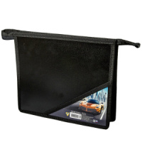 Папка д/тетрад. А5 (230*190*50) 1отд. молния сверху, пластик "Orange speed"