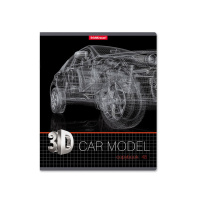 Тетрадь А5 48л кл. Erich Krause "3D Grid", УФ-лак