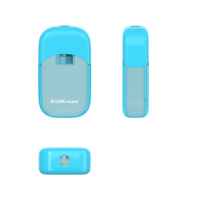 Точилка пласт. с контейнером  1 отв. S-Sharp, ассорти