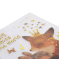 Записная книжка А5  86л. силикон.гребень "Любовь, как она есть" кл., фольга