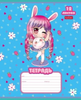 Тетрадь А5 12л кл. Hatber "Зайкины истории" 5 диз.в блоке, белизна 100%