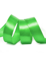 Лента упаковочная атласная 25мм*22м, зеленая