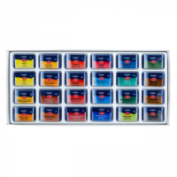 Акварельные краски худож. 24цв. Ладога, кюветы