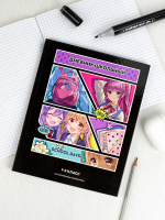 Дневник нач. шк. обл. 7БЦ "Аниме школьницы" глянц.лам., тисн.фольгой, 48л.