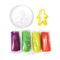 Тесто для лепки  4цв.+ формочка+ каттер Развивашки 3+