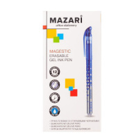 Ручка - шпион MAZARI MAGESTIC гелевая, синяя, со стираемыми термочернилами, 0,5мм