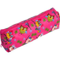 Пенал-косметичка (200*70*35) молния, кожзам  Summer", с рисунком , 3 дизайна