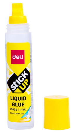 Клей жидкий Deli 50 мл. прозрачный