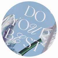 Тетрадь  А5 120л кл. на кольцах Infolio "Infolio Study. Blossom. Синий"