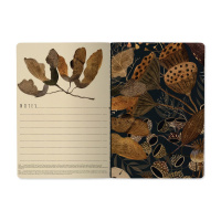 Записная книжка А5  40л. сшивка, обл.картон "Букет осени" кл.