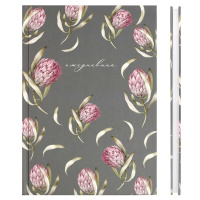 Ежедневник недат. А5  64л. 7БЦ "Diary. Протея" мат.лам., выб.УФ-лак