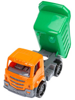 Машинка "Илья" 22 см строительная, зеленая