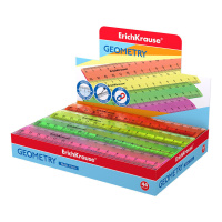 Линейка 15 см непрозр. "Neon,", цвет ассорти