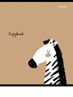 Тетрадь А5 48л кл. Проф-Пресс "В черно-бежевых цветах" лен