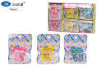 Ластик Basir "Вьетнамки" 55мм, 2шт., фигурные