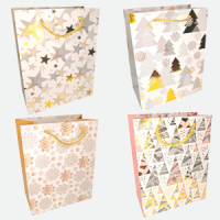 Пакет подар. бум. новогодн. 18*23*10 см 210 гр/м2 "Новый год"