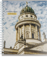 Тетрадь А5  96л кл. гребень Проф-Пресс "Очаровывающая арихитектура. Вид 2" мелов., двойная обл.