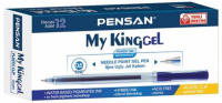 Ручка гелевая PENSAN MY KING GEL 0,5мм, синяя, игольч. наконечник