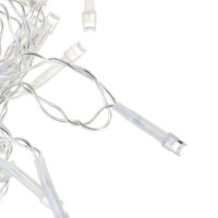 Гирлянда электрическая Бахрома 3м 96LED светодиодная, белый провод, 220В, шампань