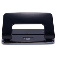 Дырокол Deli   8 лист., металл, серый