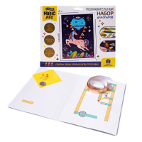 Набор для создания открытки со светодиодными лампочками "Единорог" 14+