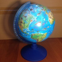 Глобус д-р 210 Зоогеографический (детский), классик, Евро