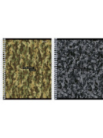 Тетрадь А5  96л кл. гребень Проф-Пресс "Пиксельное милитари - 1"