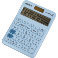 Калькулятор  12 разр. deVENTE"  настольный, пастельный голубой DC-108N-B