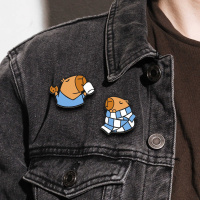 Набор значков-пинов 2шт. "Капибара" 24*33см, 28*26см