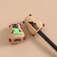 Точилка пласт. Capybara" 30x37x28 мм  с покрытием Velvet Touch