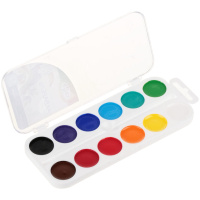 Акварельные краски 12цв. Классическая, пласт/уп, б/к, медовая